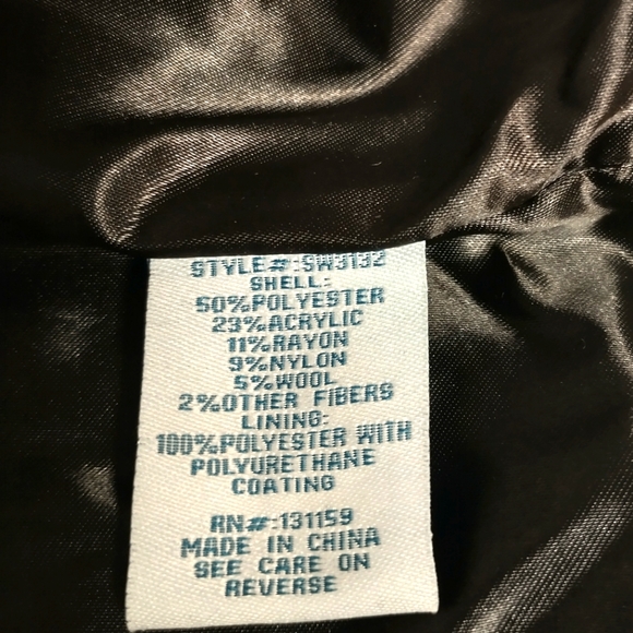 Sebby NWT Lined Plaid Beige/Black Jacket Size M - Picture 7 of 8